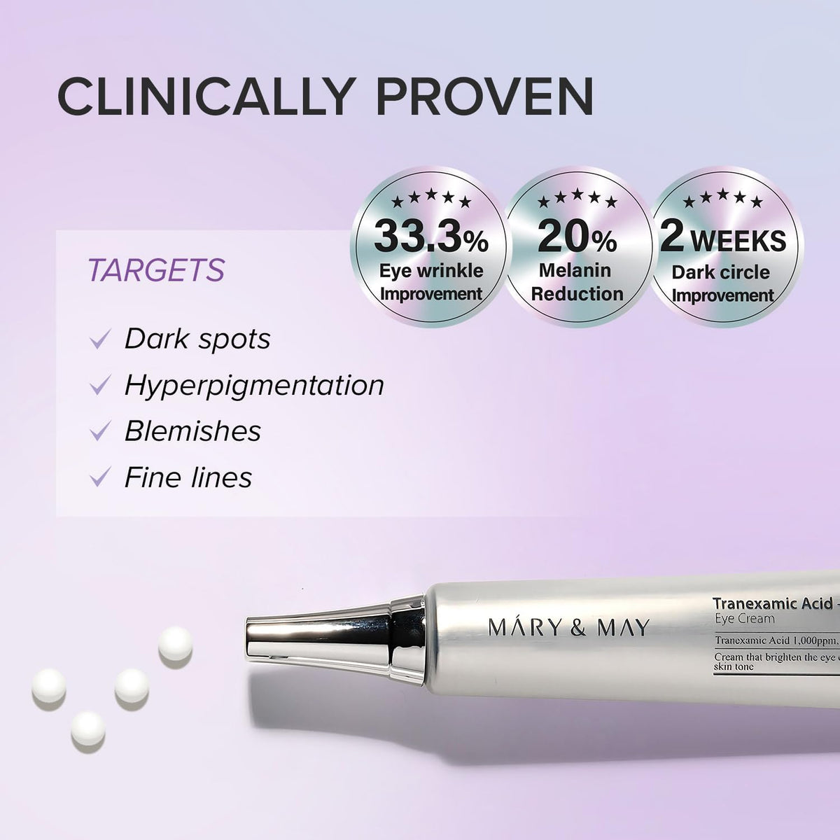 MARY & MAY Glutathione Eyecream Special Set (Eye Cream 30g 1ea+Miniature 2ea)