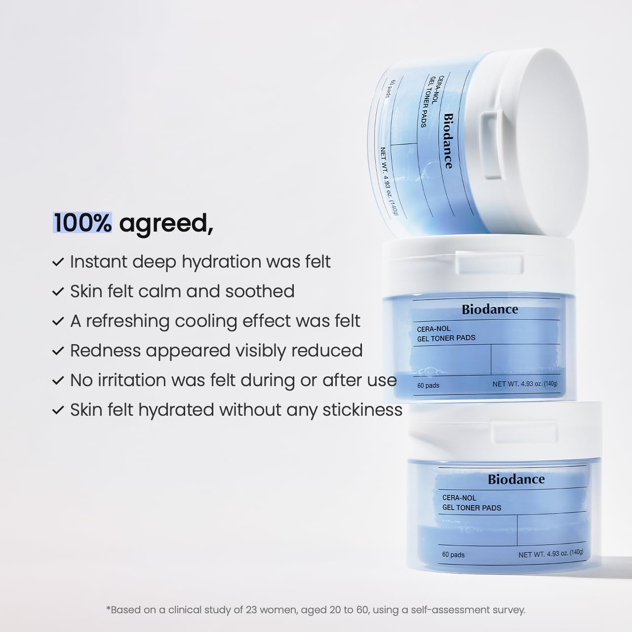 BIODANCE Cera-nol Toner Pads (60pads)