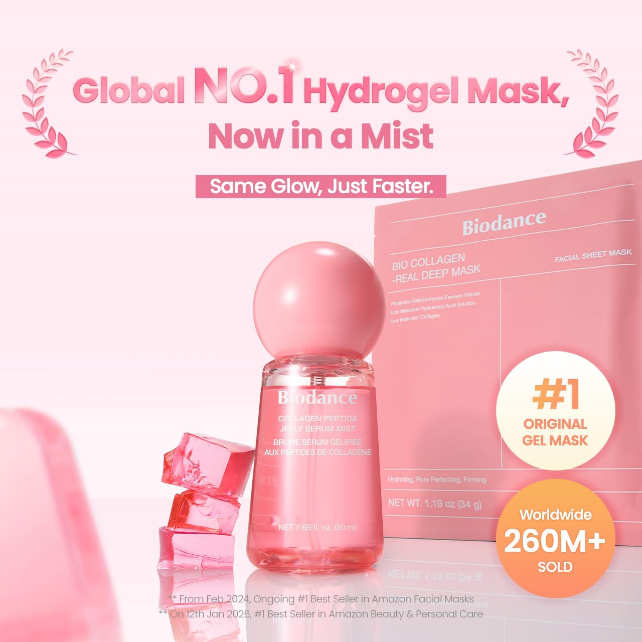 BIODANCE Collagen Peptide Jelly Serum Mist 50ml