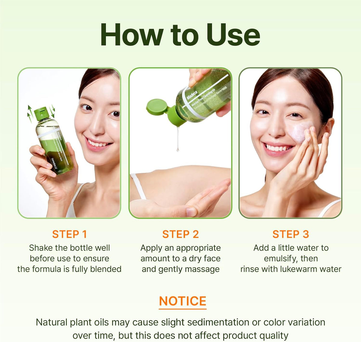 CENTELLIAN24 Madeca Matcha Pore Cleansing Oil 200ml