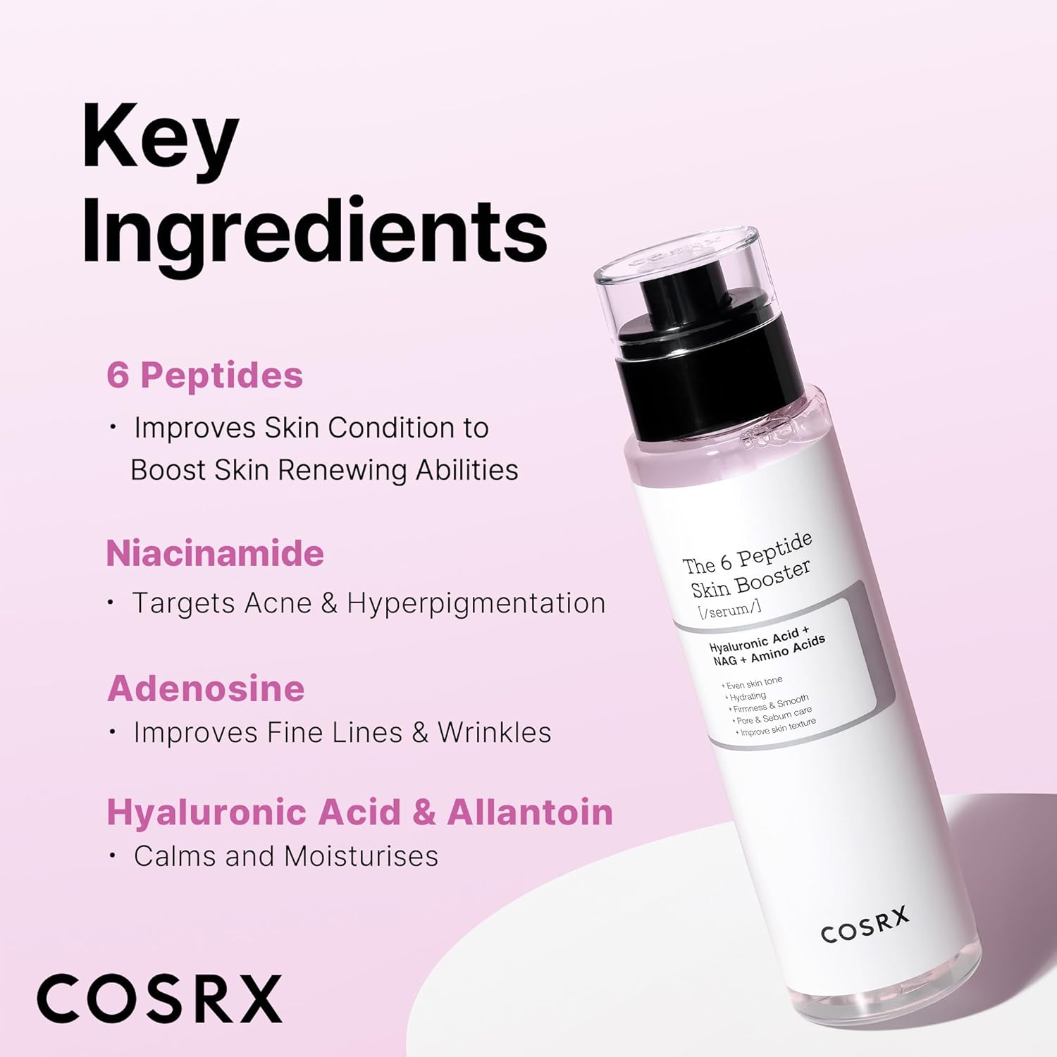 COSRX The 6 Peptide Skin Booster Serum 150ml – Moida K-Beauty