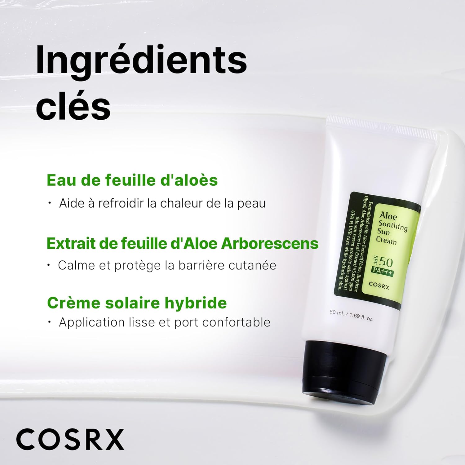 COSRX Aloe Soothing Sun Cream SPF 50 50ml