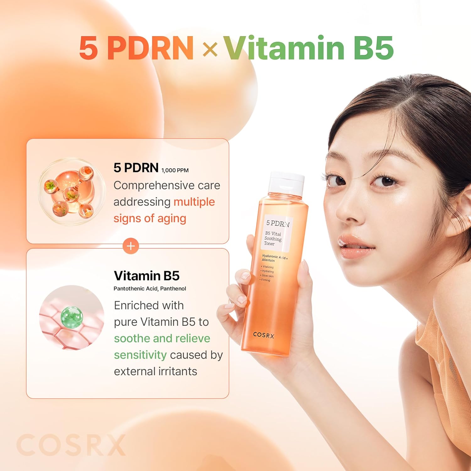 COSRX 5 PDRN B5 Vital Soothing Toner 280ml