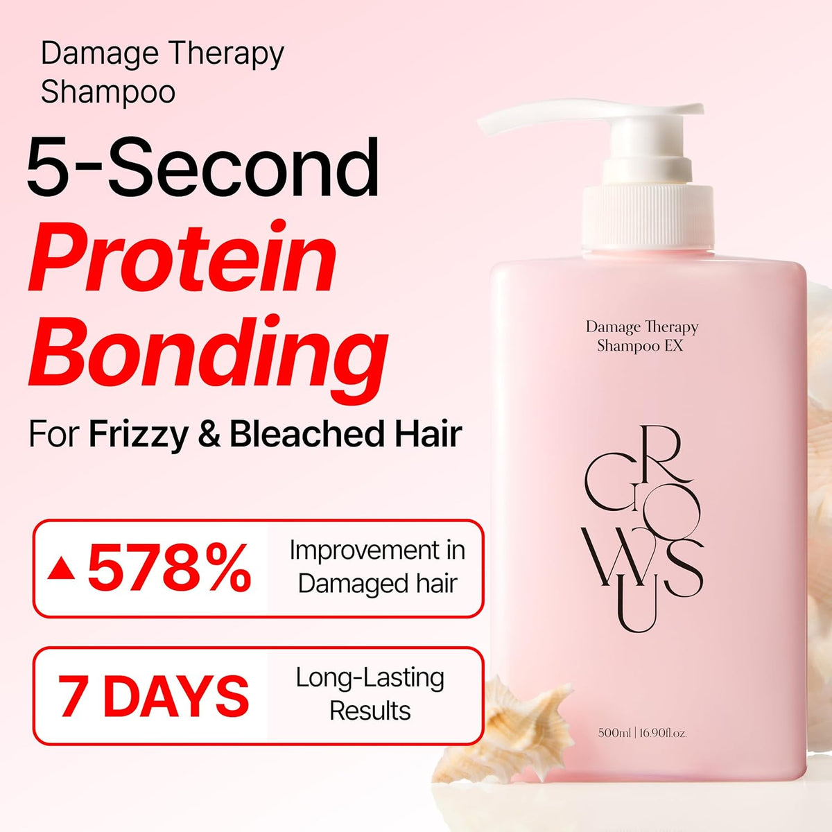 GROWUS Damage Therapy Shampoo EX 500ml