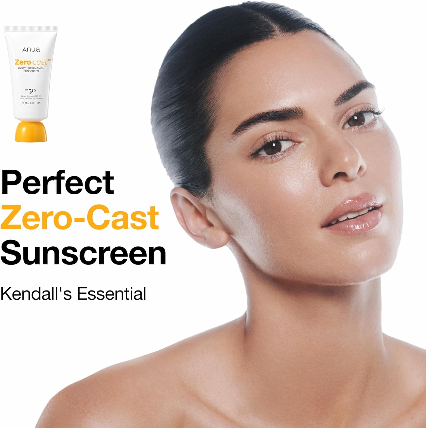 ANUA Zero-Cast Moisturising Suncream SPF 50 50ml