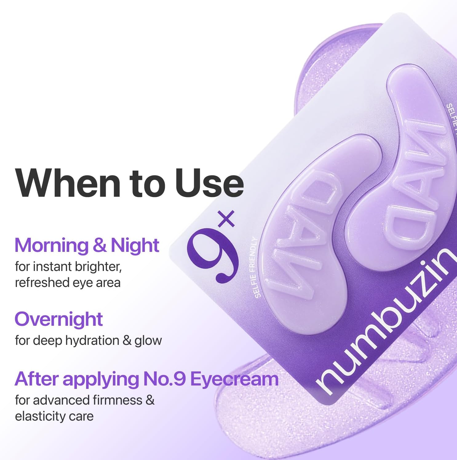 NUMBUZIN No.9 NAD Collagen Under Eye Patches (5ea)