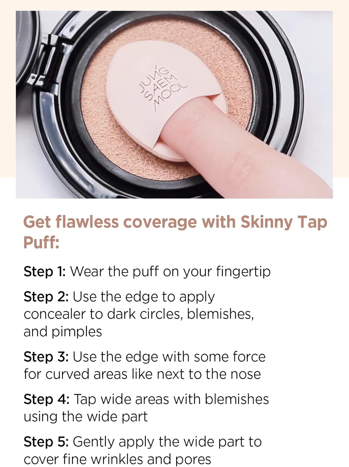 JUNGSAEMMOOL Skinny-tap Puff