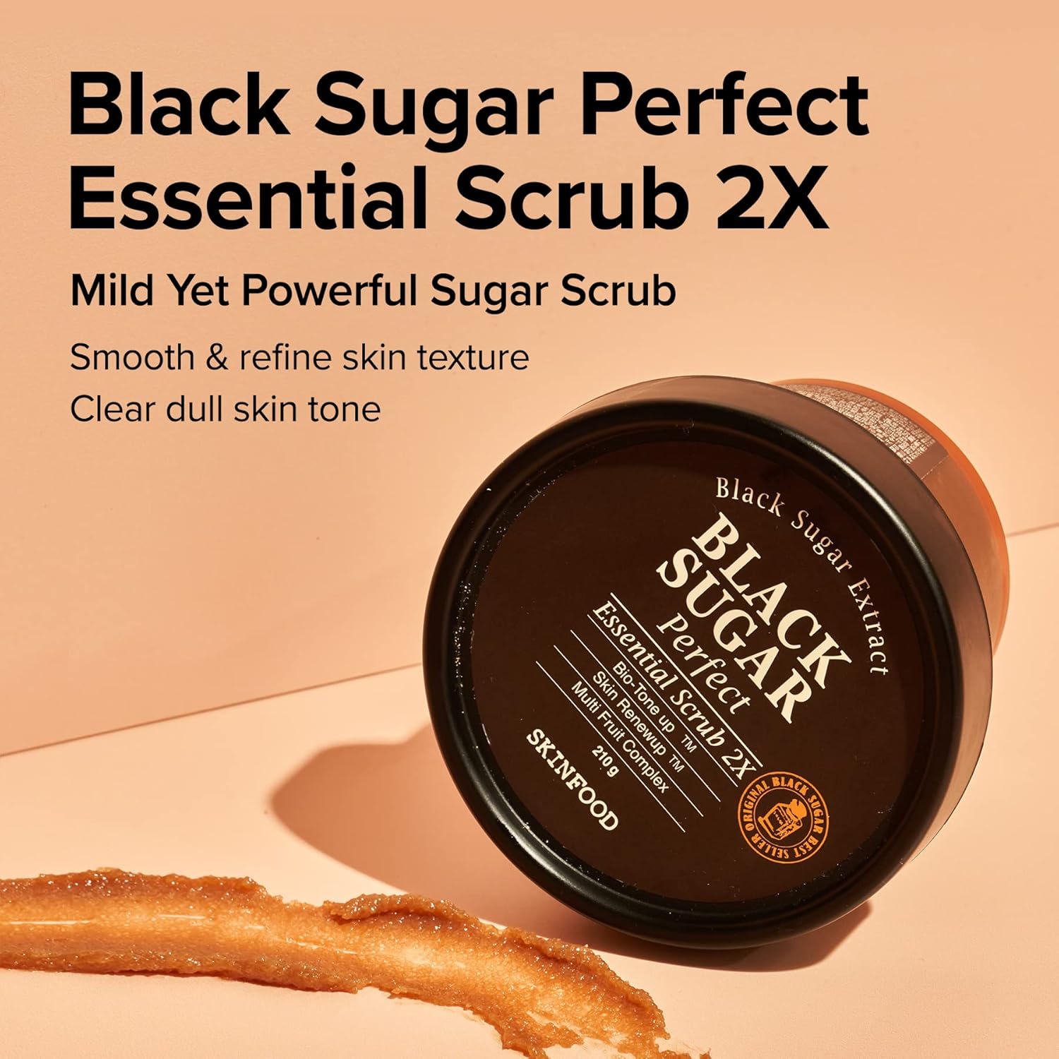 SKINFOOD Black Sugar Perfect Essential Scrub 2X 210g
