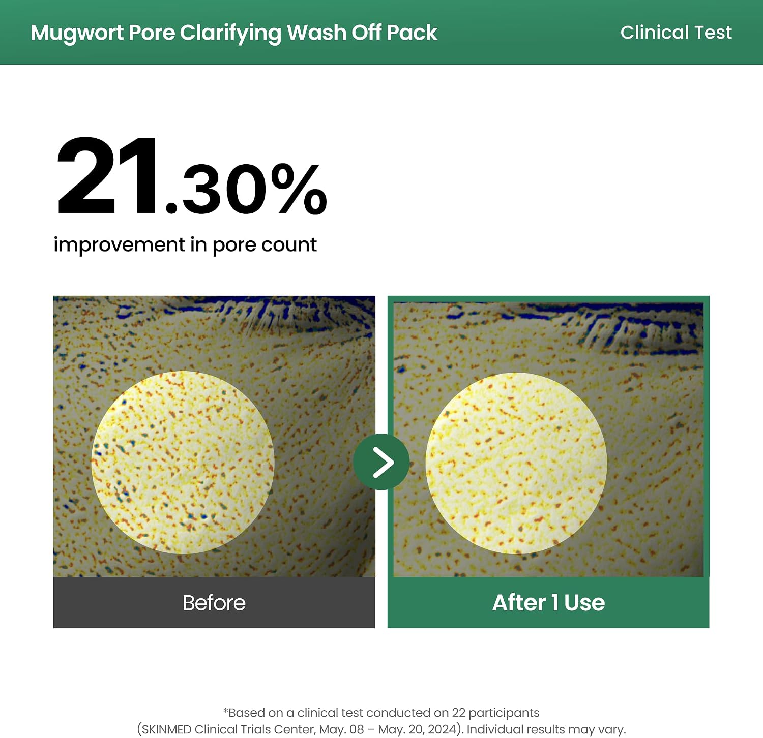 AXIS-Y Mugwort Pore Clarifying Wash Off Pack 100ml