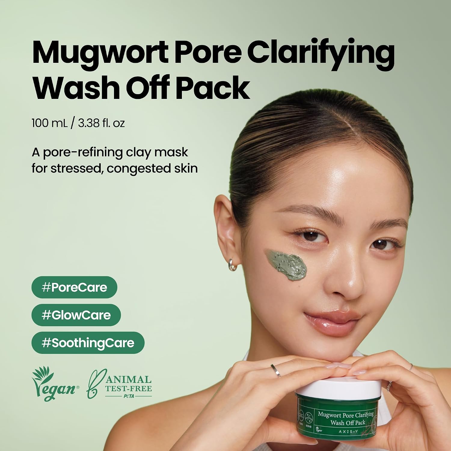 AXIS-Y Mugwort Pore Clarifying Wash Off Pack 100ml