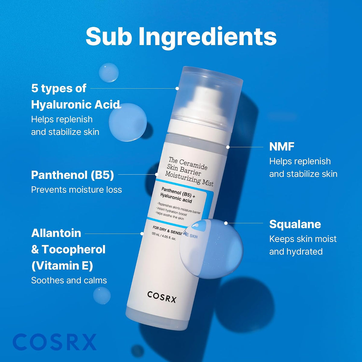COSRX The Skin Barrier Moisturizing Mist 120ml