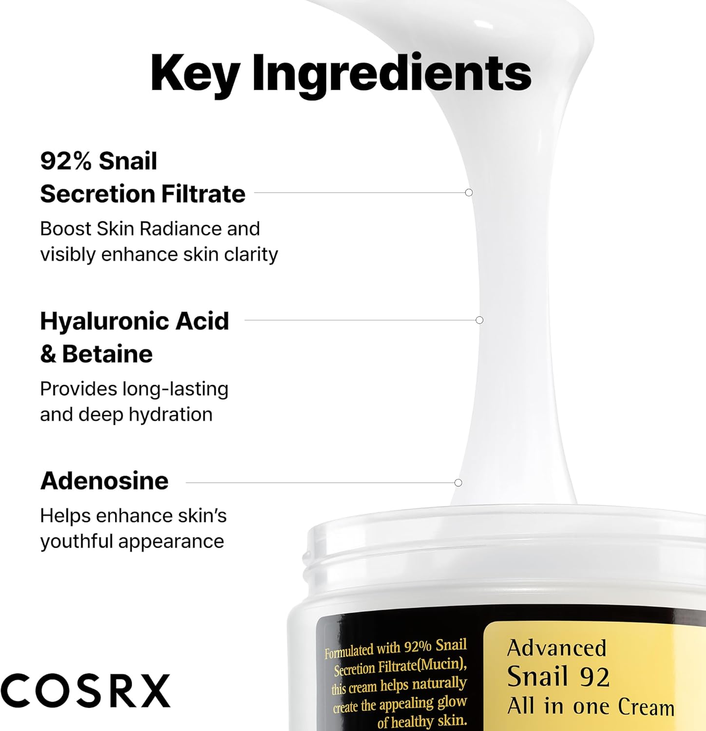COSRX Advanced Snail 92 All In One Cream 100g