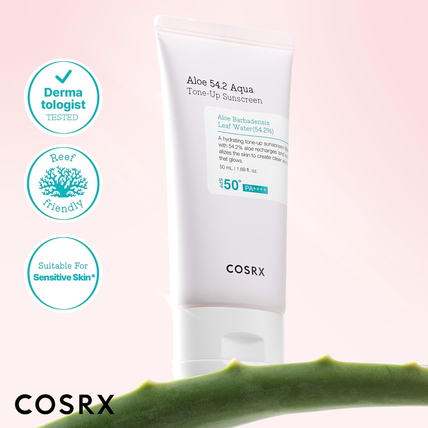 COSRX Aloe 54.2 Aqua Tone-up Sunscreen 50ml