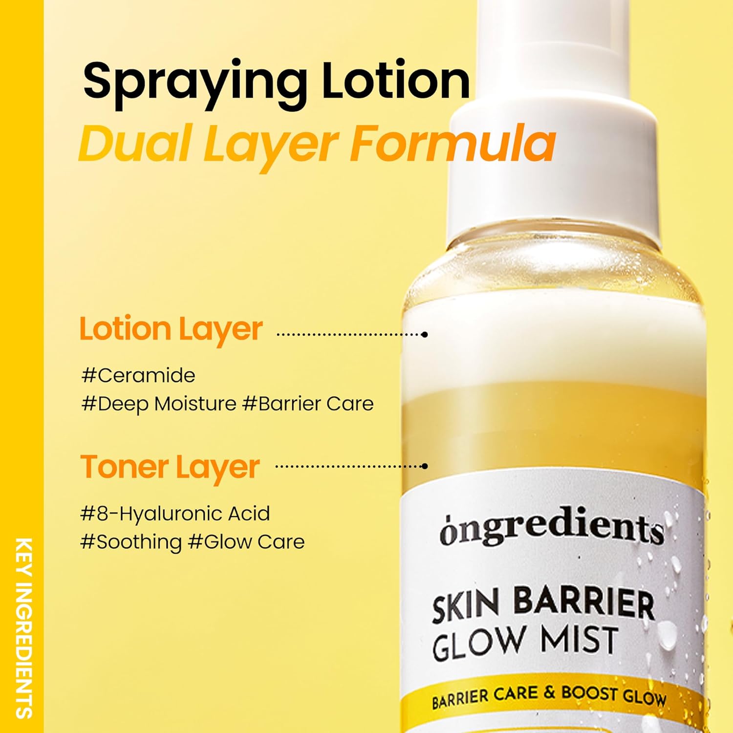 ONGREDIENTS Skin Barrier Glow Mist 100ml