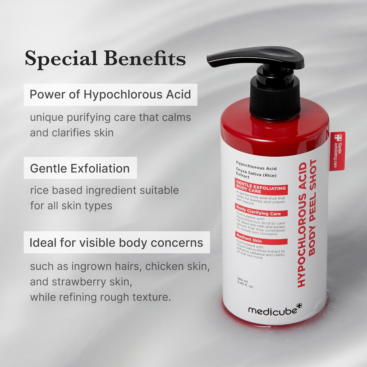 MEDICUBE Hypochlorous Acid Body Peel Shot 280ml