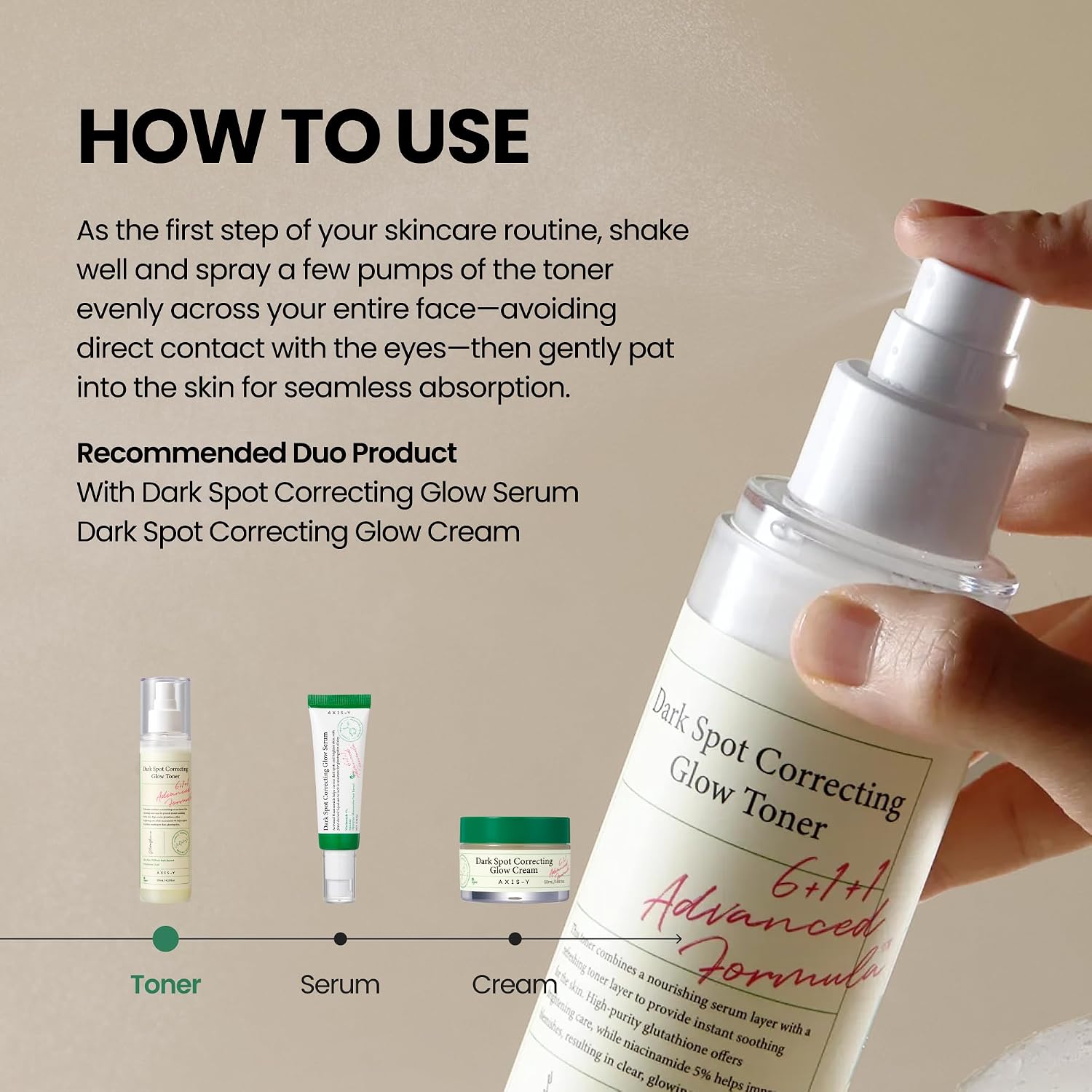 AXIS-Y Dark Spot Correcting Glow Toner 125ml