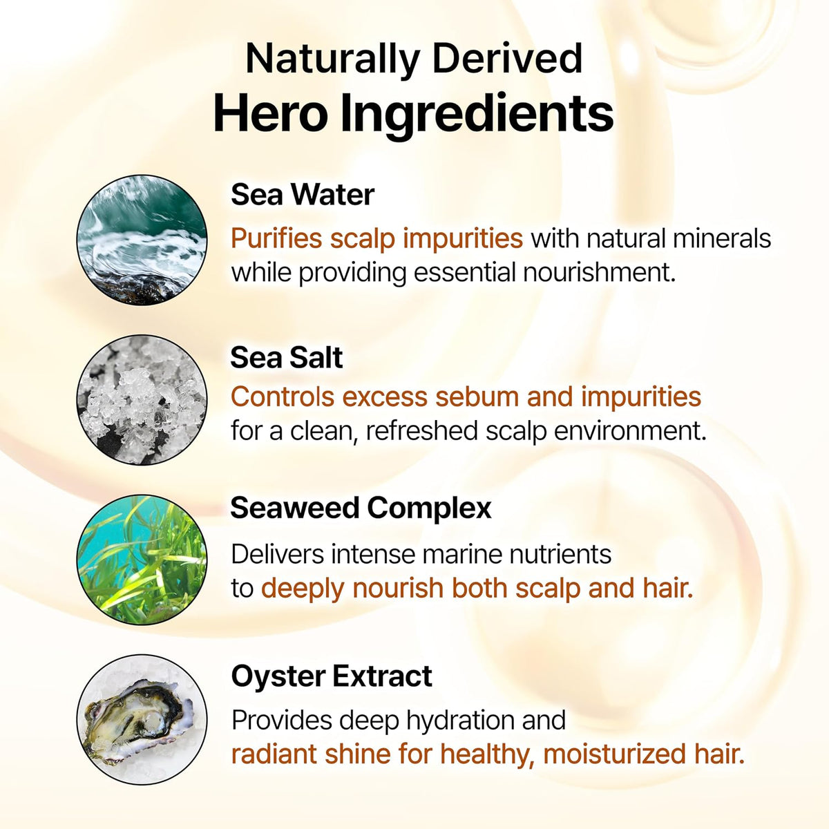 GROWUS Sea Salt Therapy Shampoo 500g