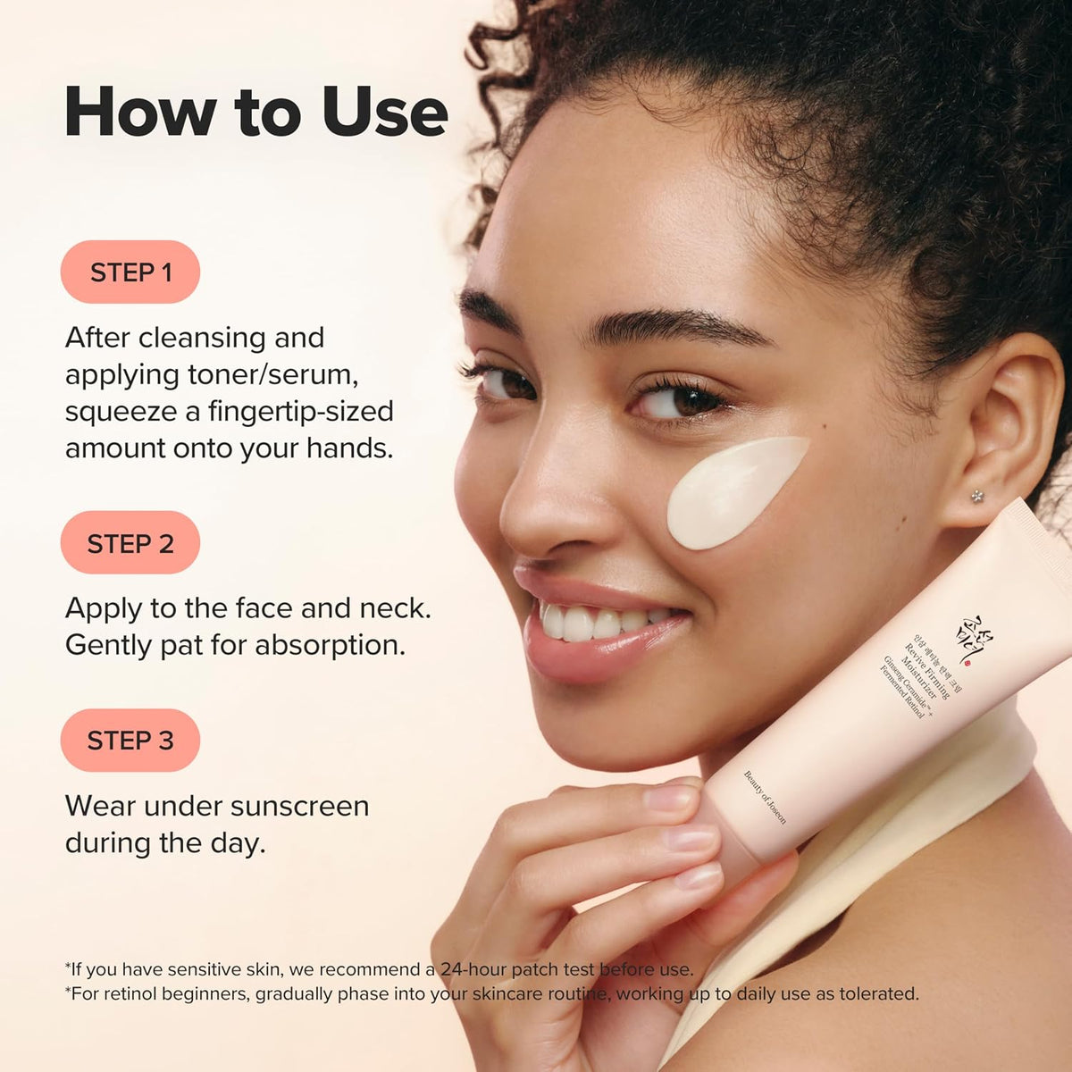 BEAUTY OF JOSEON Revive Firming Moisturizer 60ml (Ginseng Ceramide+Fermented Rentinol)