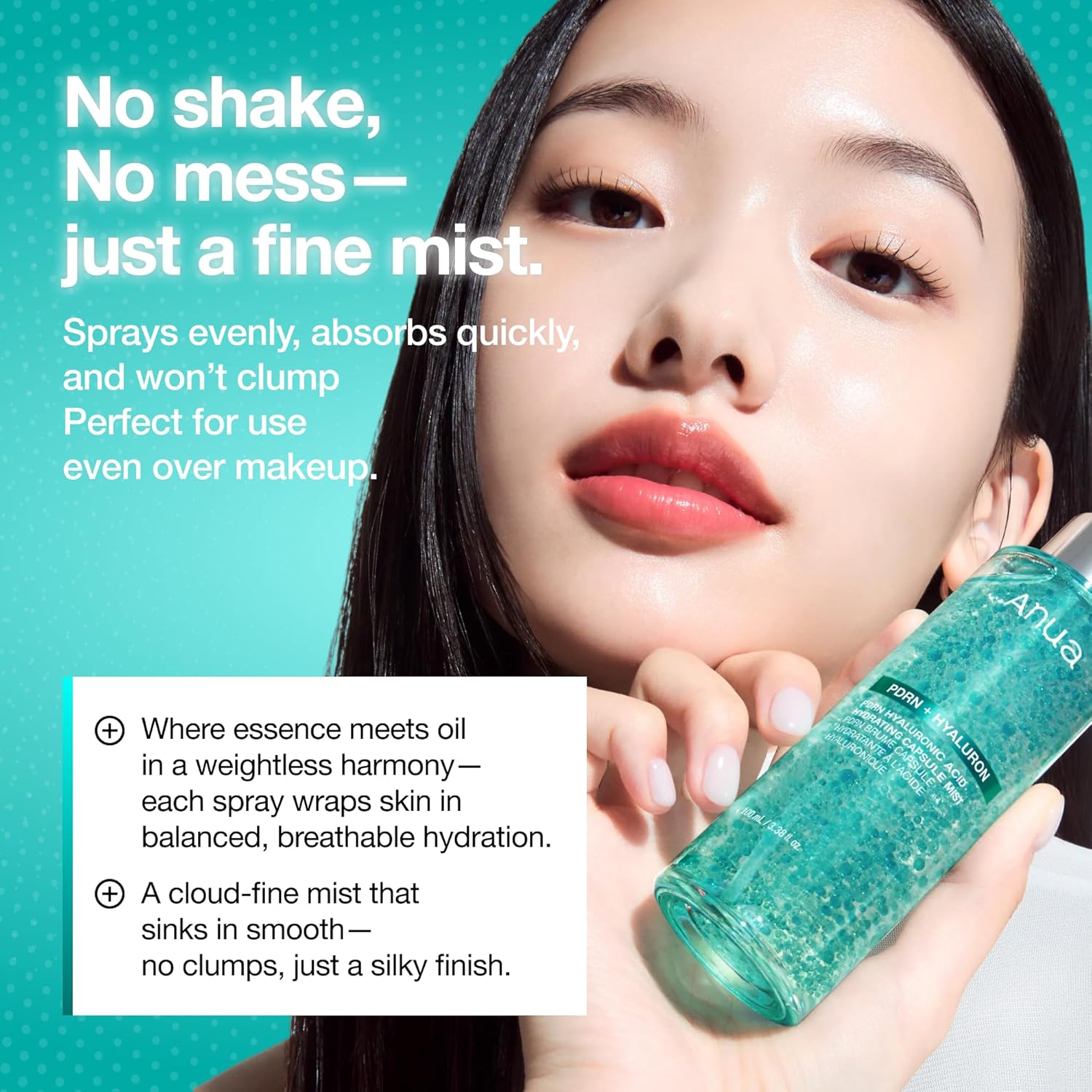 ANUA PDRN Hyaluronic Acid Hydrating Capsule Mist 100ml