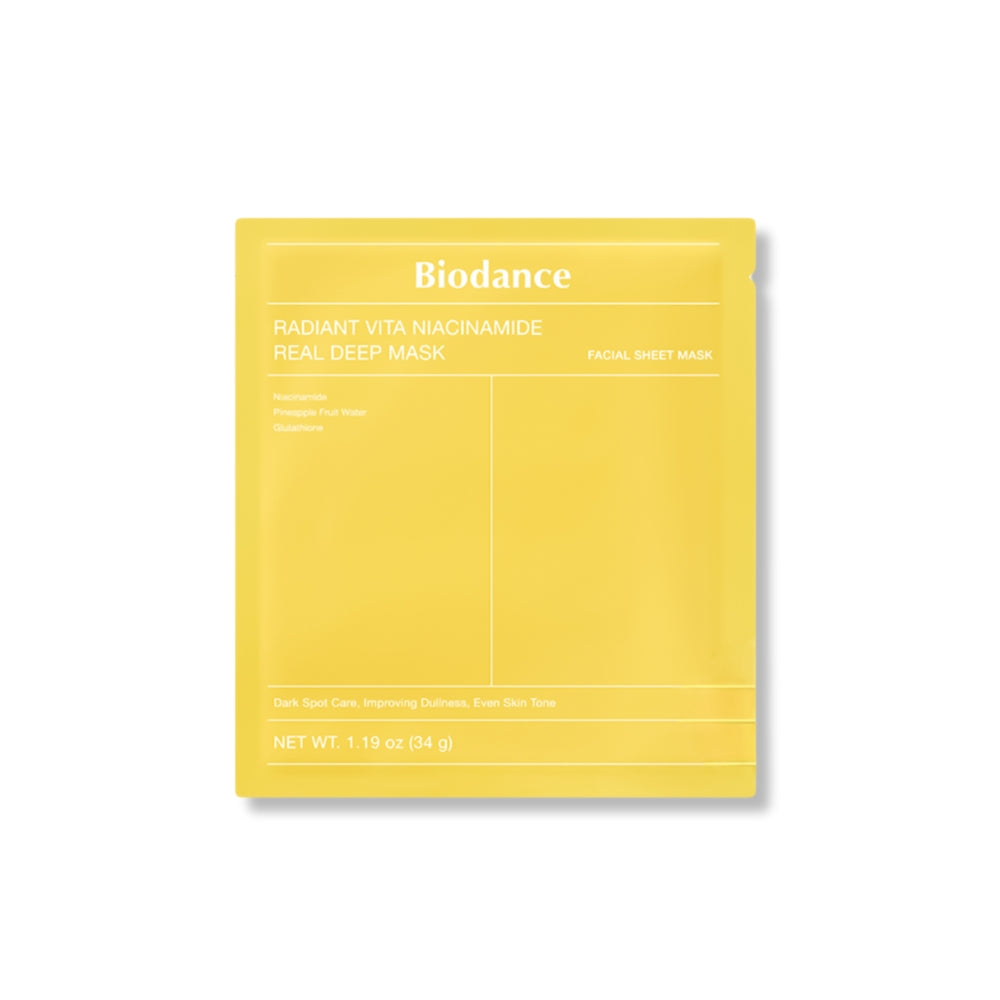 BIODANCE Radiant Vita Niacinamide Real Deep Mask (1ea)