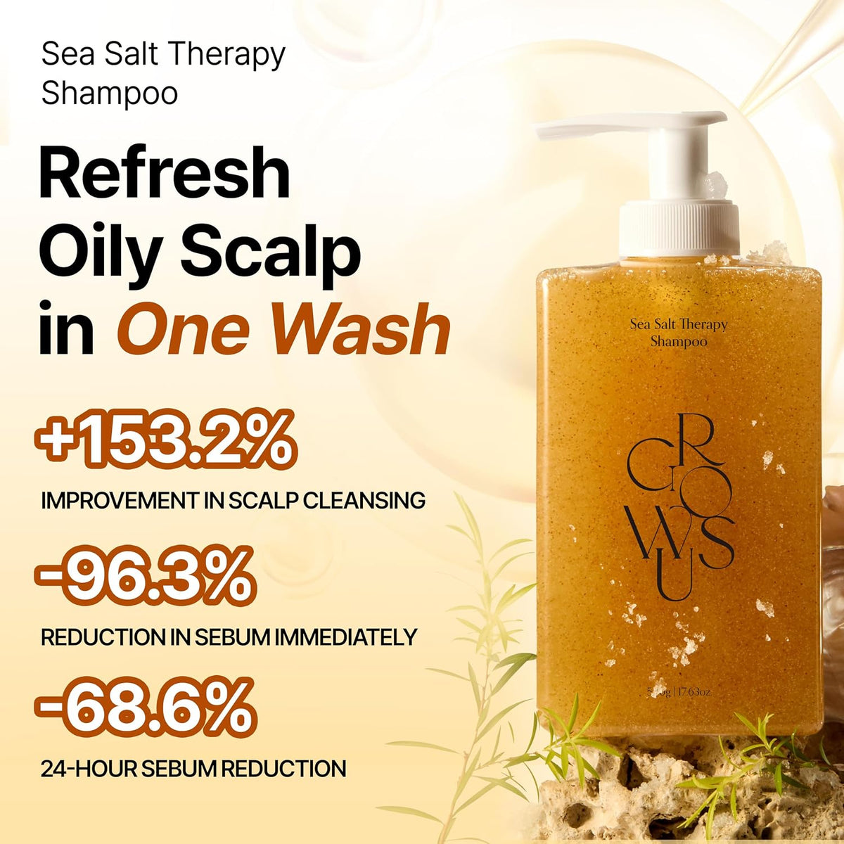 GROWUS Sea Salt Therapy Shampoo 500g