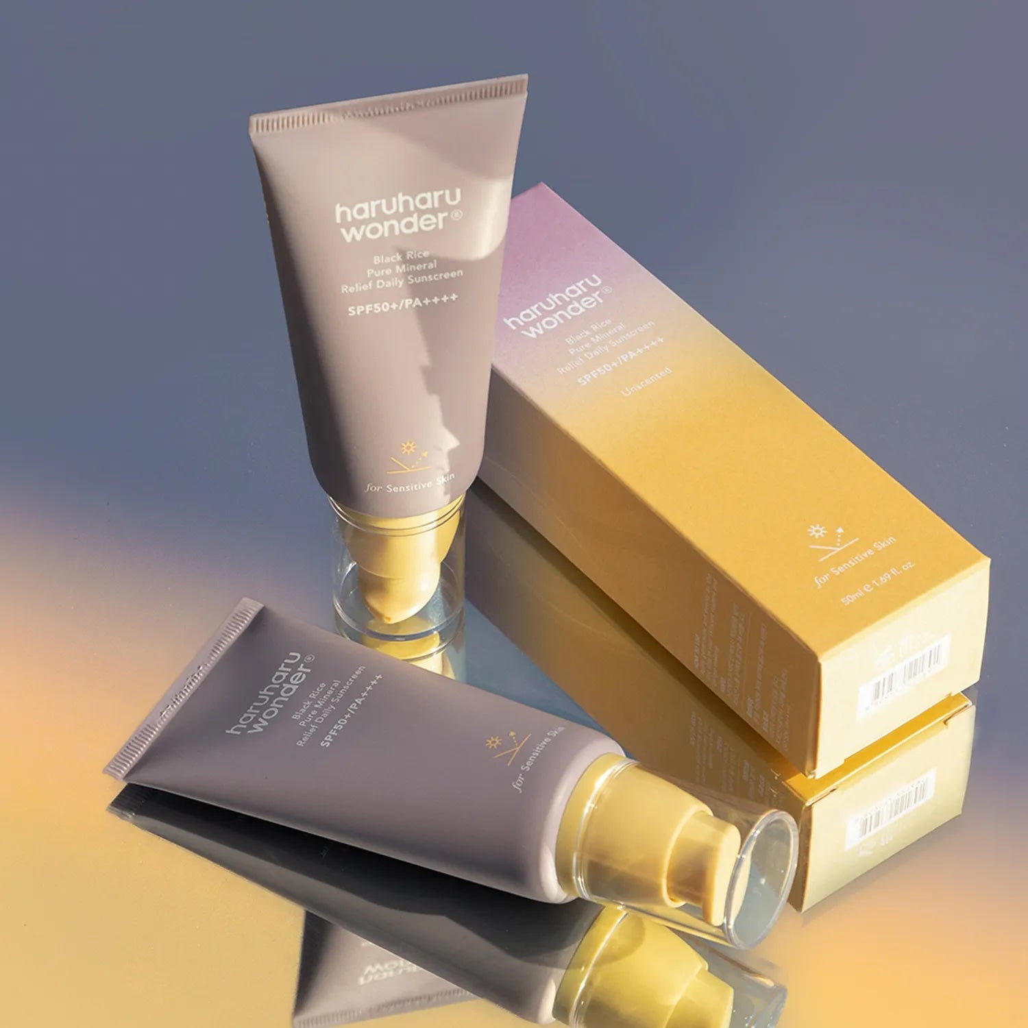 HARUHARU WONDER Black Rice Pure Mineral Relief Daily Sunscreen SPF50+ PA++++ 50ml