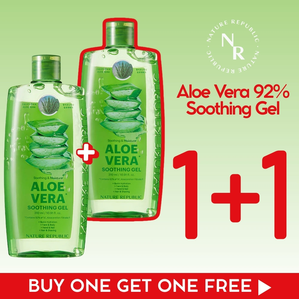 [BOGO DAY] NATURE REPUBLIC Soothing & Moisture Aloe Vera 92% Soothing Gel 310ml
