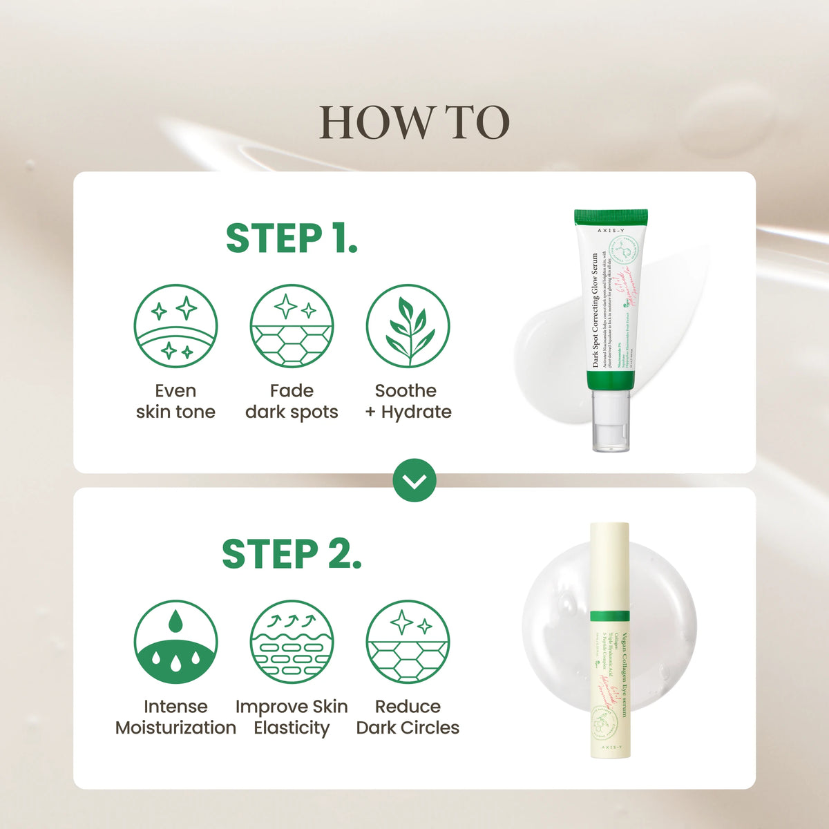 AXIS-Y Glass Skin Duo Set (Glow Serum+Eye Serum)