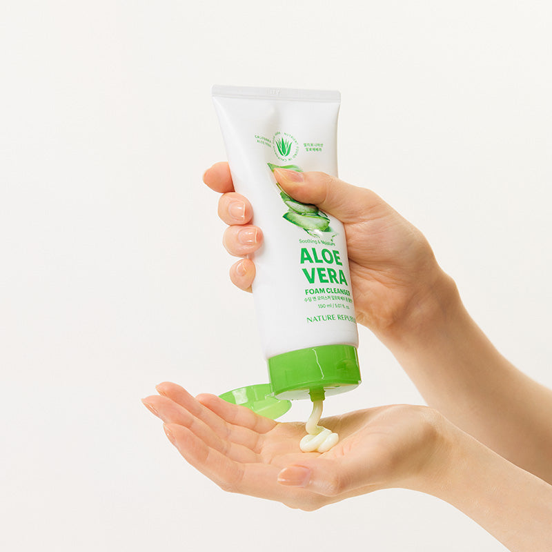 NATURE REPUBLIC Soothing & Moisture Aloe Vera Foam Cleanser 150ml