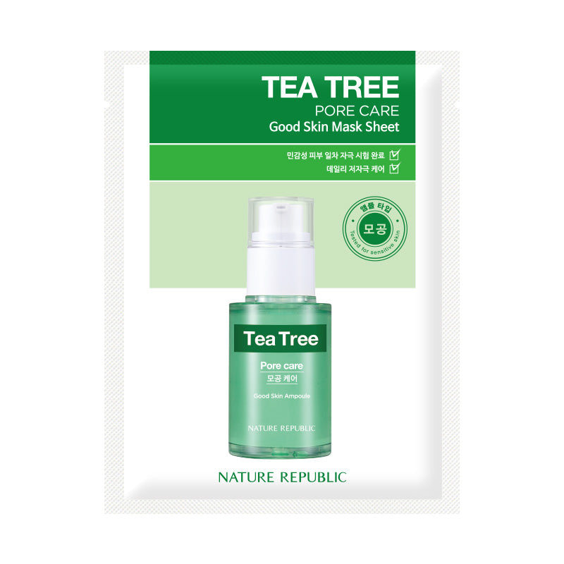 NATURE REPUBLIC Teebaum Ampoule, 30 Ml - K-Beauty Serum Für Fettige Haut, Porenverfeinernd, Talgregulierend