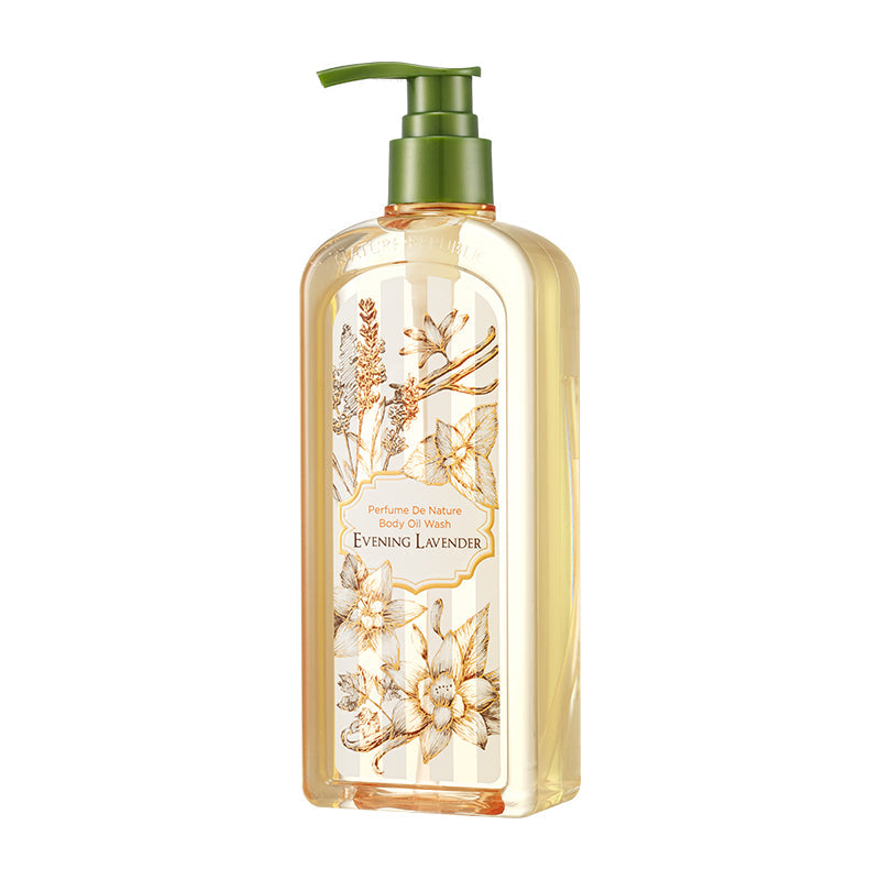 NATURE REPUBLIC Perfume De Nature Body Oil Wash - Evening Lavender 345ml