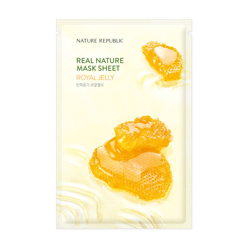 NATURE REPUBLIC Real Nature Royal Jelly Mask Sheet 1ea