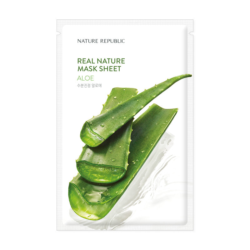 NATURE REPUBLIC Real Nature Aloe Mask Sheet 1ea