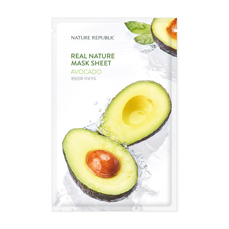 NATURE REPUBLIC Real Nature Avocado Mask Sheet 1ea