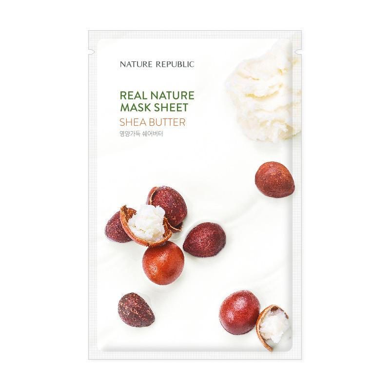 NATURE REPUBLIC Real Nature Shea Butter Mask Sheet 1ea