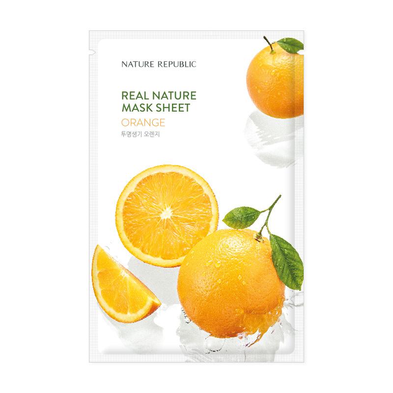 NATURE REPUBLIC Real Nature Orange Mask Sheet 1ea