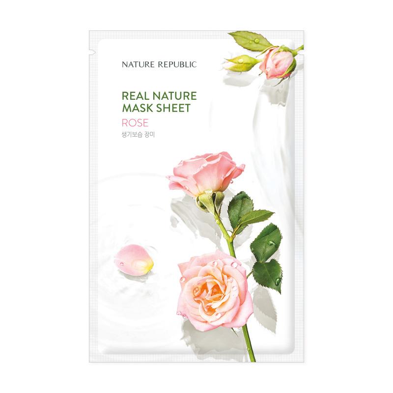 NATURE REPUBLIC Real Nature Rose Mask Sheet 1ea