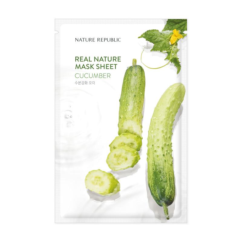 NATURE REPUBLIC Real Nature Cucumber Mask Sheet 1ea