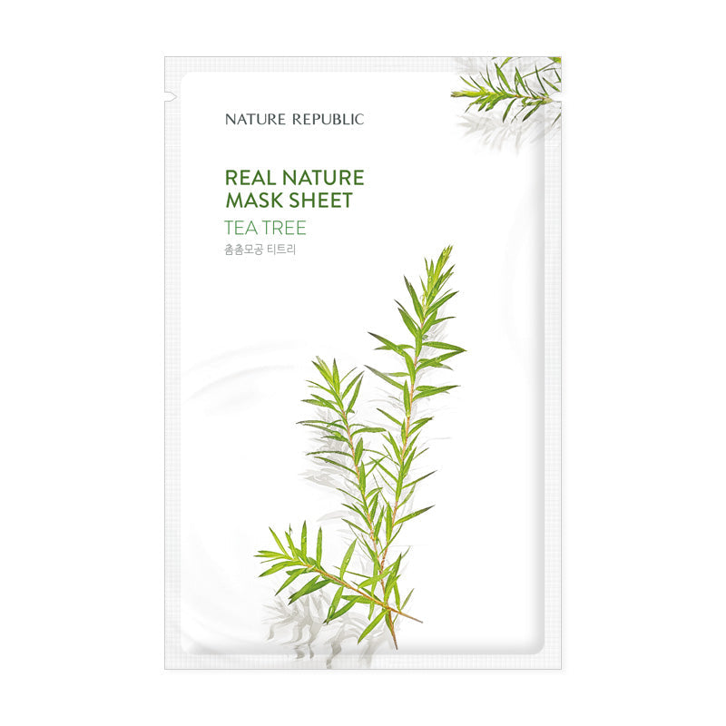 NATURE REPUBLIC Real Nature Tea Tree Mask Sheet 1ea