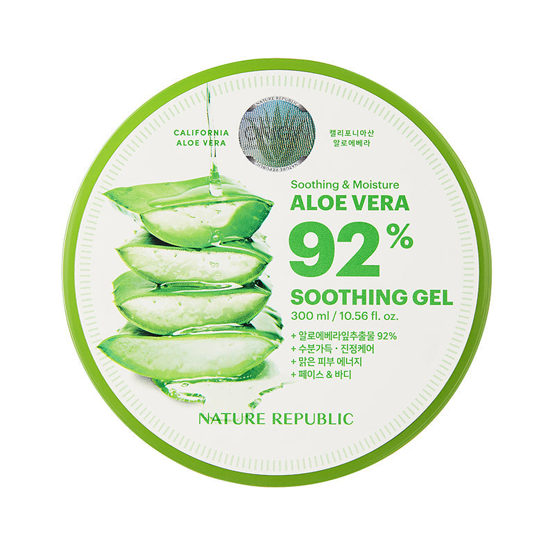 NATURE REPUBLIC Soothing & Moisture Aloe Vera 92% Soothing Gel 300ml