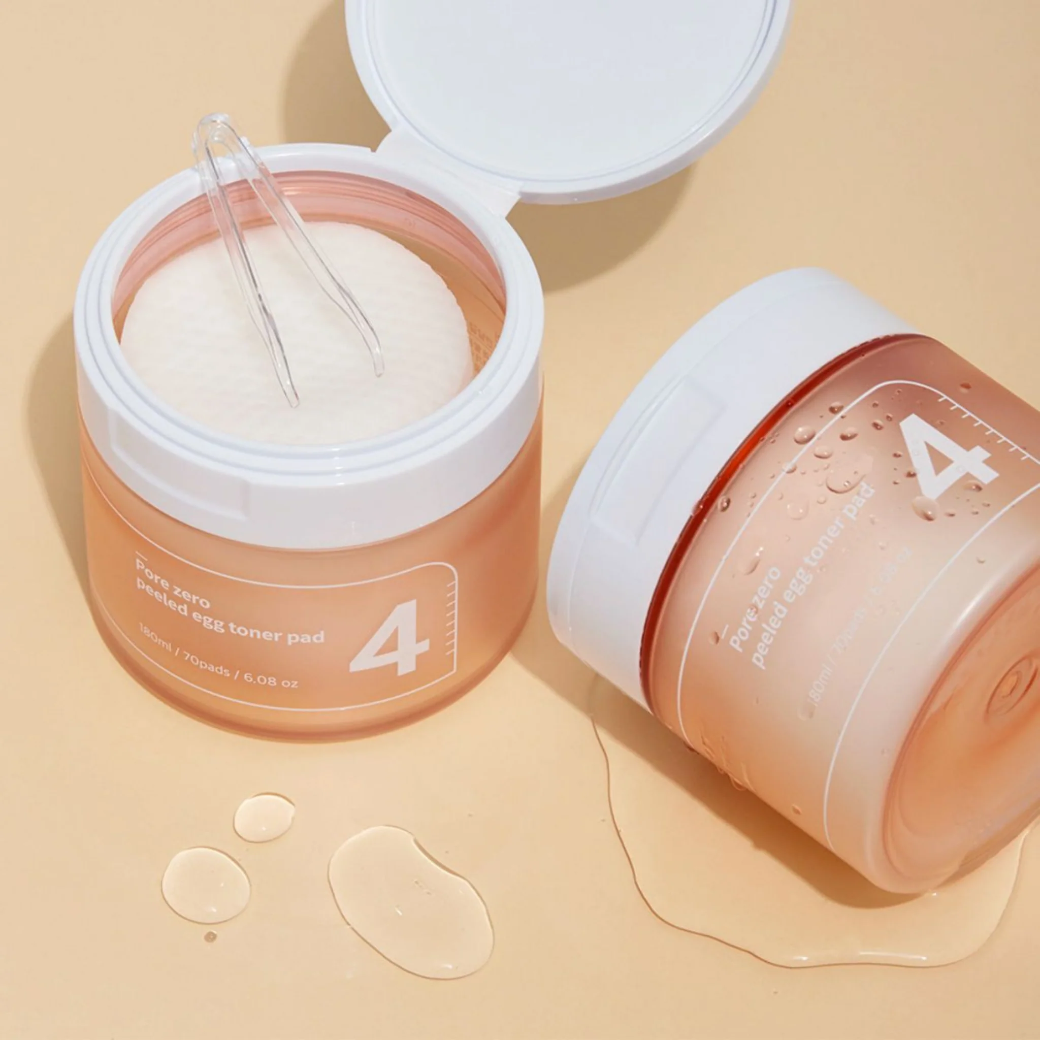 NUMBUZIN No.4 Pore Zero Peeled Egg Toner Pad 70pcs