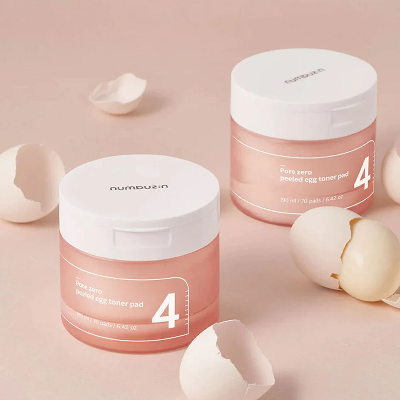 NUMBUZIN No.4 Pore Zero Peeled Egg Toner Pad 70pcs