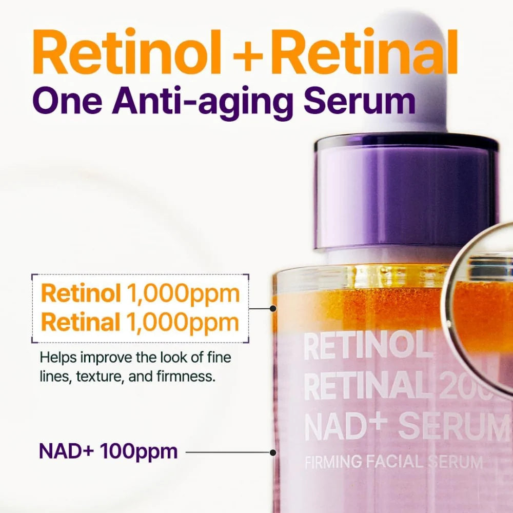 PURITO SEOUL Retinol Retinal 2000 NAD+ Serum 30ml