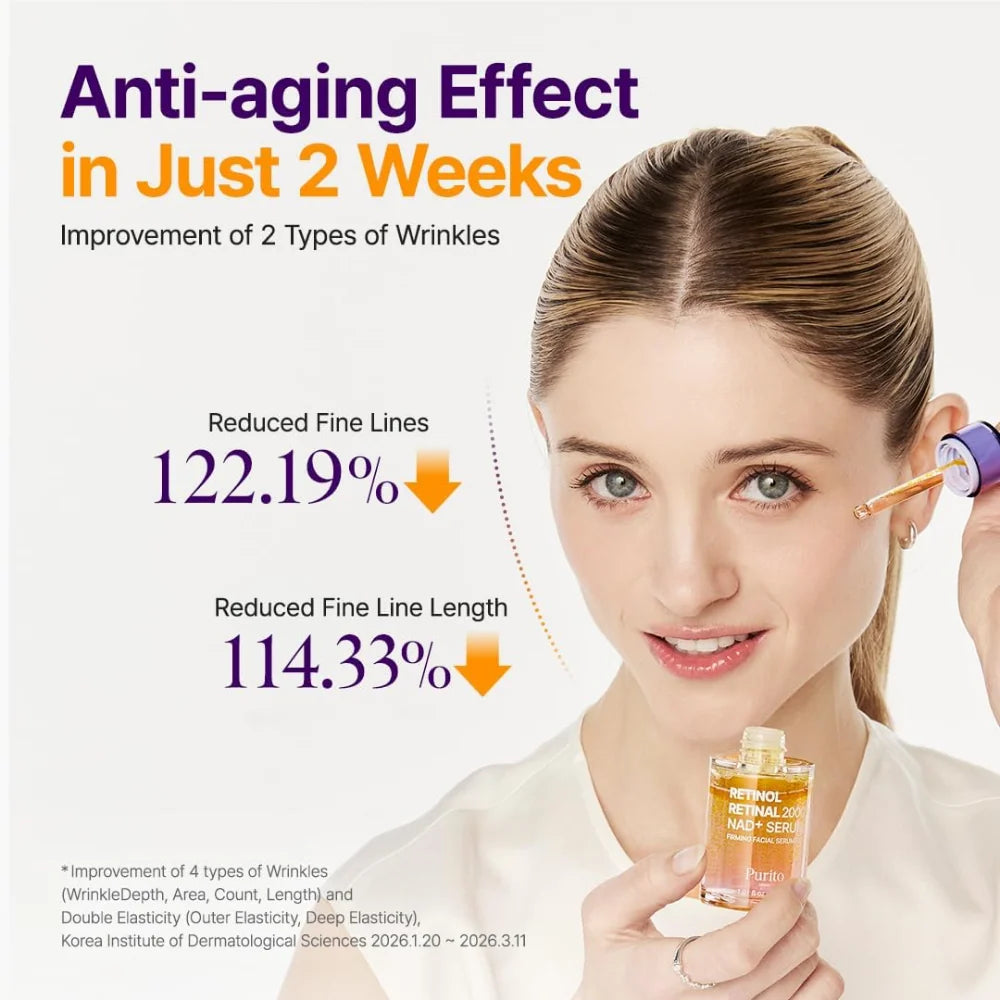 PURITO SEOUL Retinol Retinal 2000 NAD+ Serum 30ml