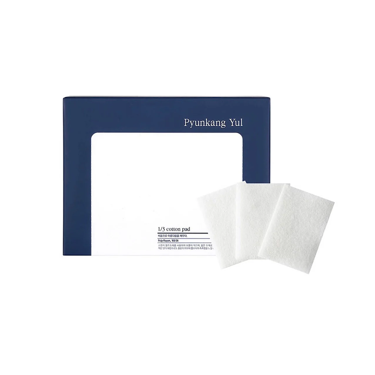 PYUNKANG YUL 1/3 cotton pad 160ea (Pulp-Rayon)