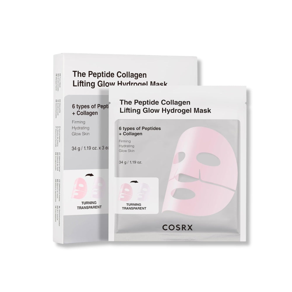 COSRX Peptide Collagen Glow Hydrogel Mask (3ea)