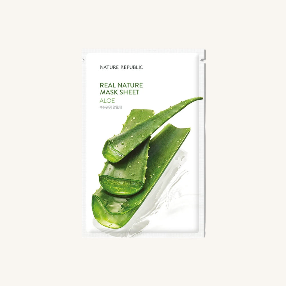 NATURE REPUBLIC Real Nature Aloe Mask Sheet 1ea