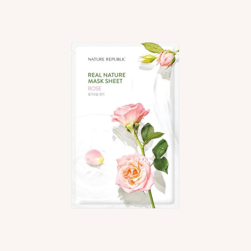 NATURE REPUBLIC Real Nature Rose Mask Sheet 1ea