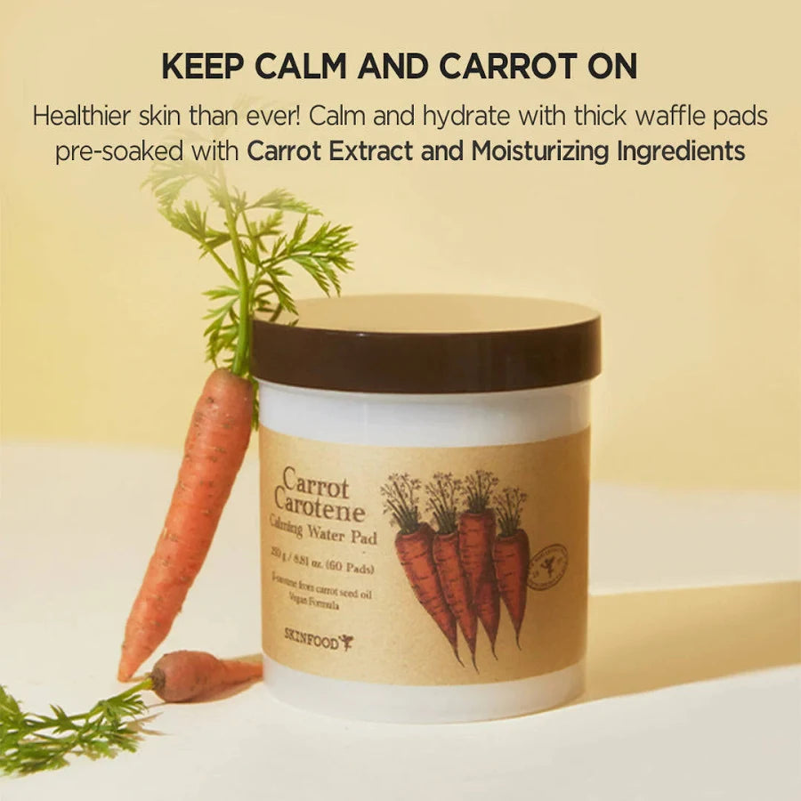 SKINFOOD Carrot Carotene Calming Water Pad (60pads)